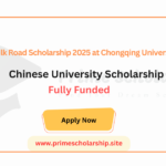 Silk Road Scholarship 2025 at Chongqing University